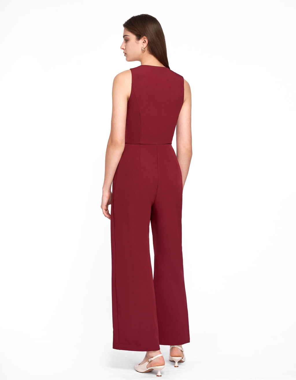 Asymmetric Wrap Front Jumpsuit