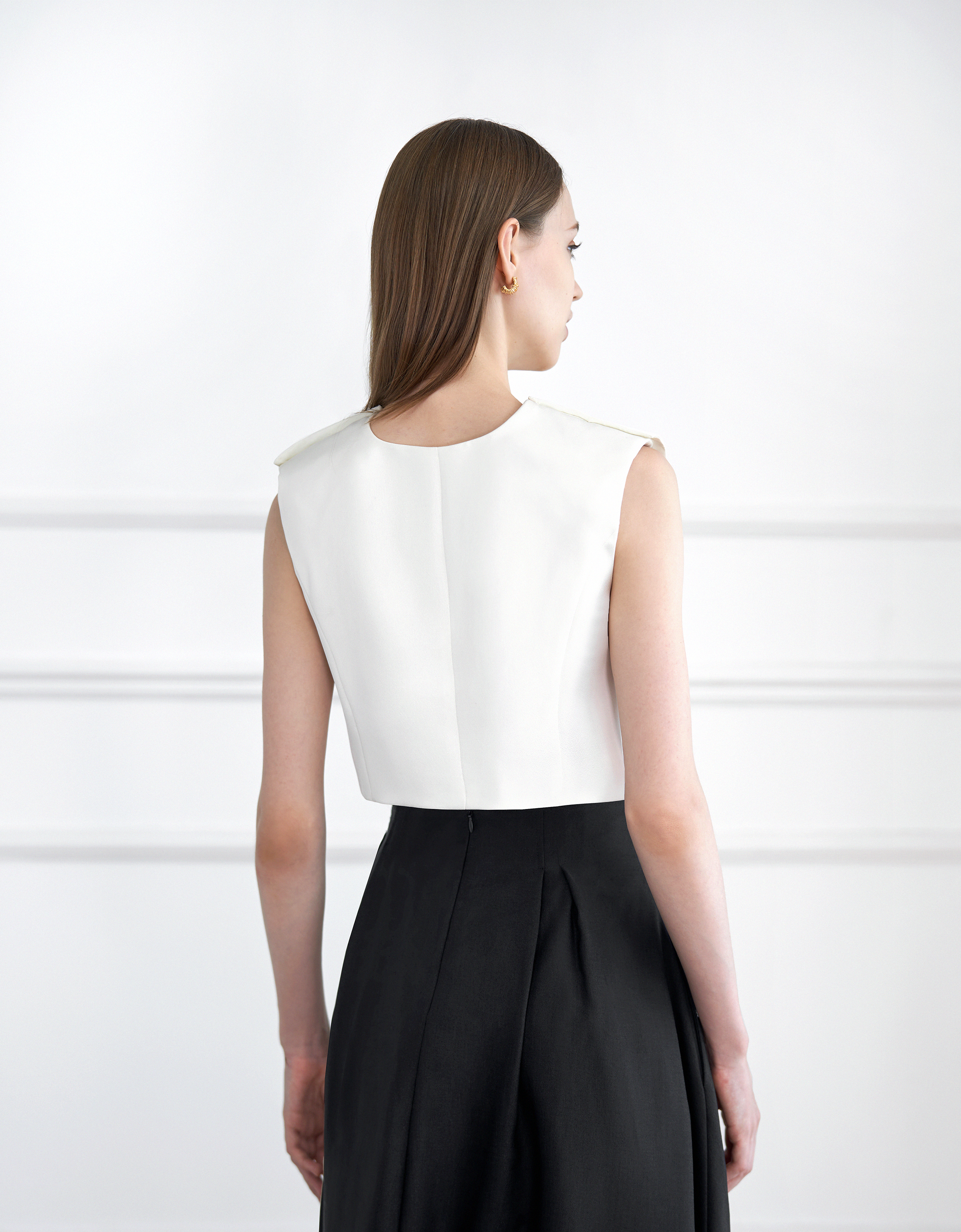Bow Front Sleeveless Top