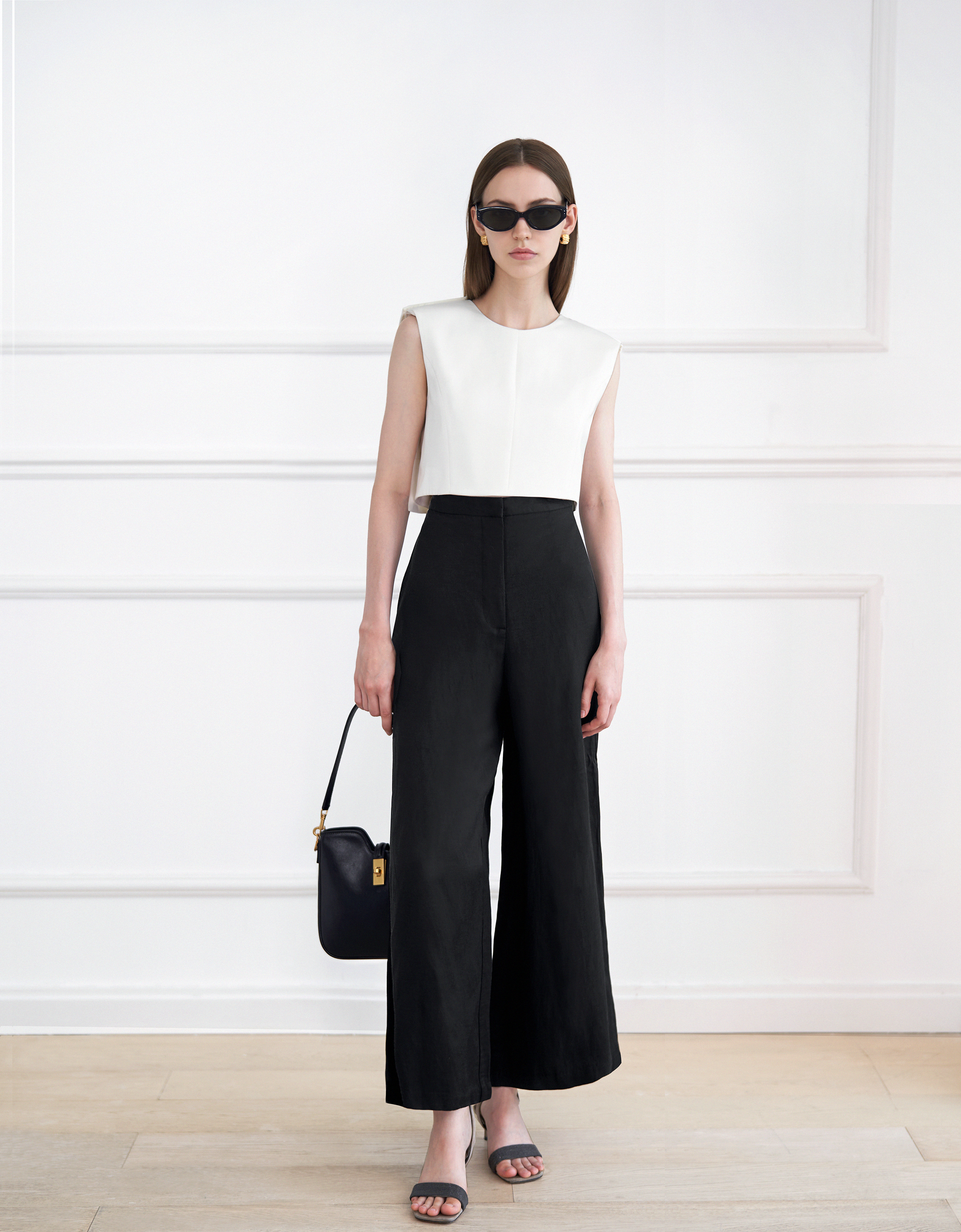 Bow Front Sleeveless Top