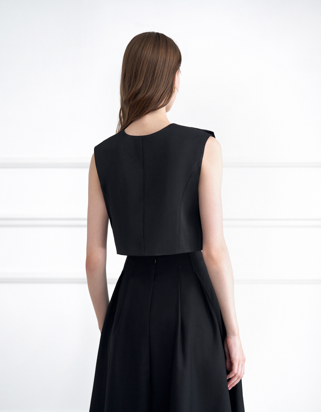 Bow Front Sleeveless Top