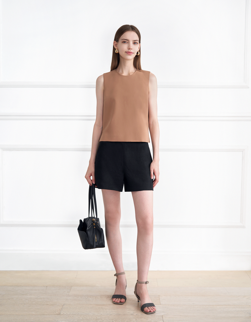 Contrast Trim Shorts