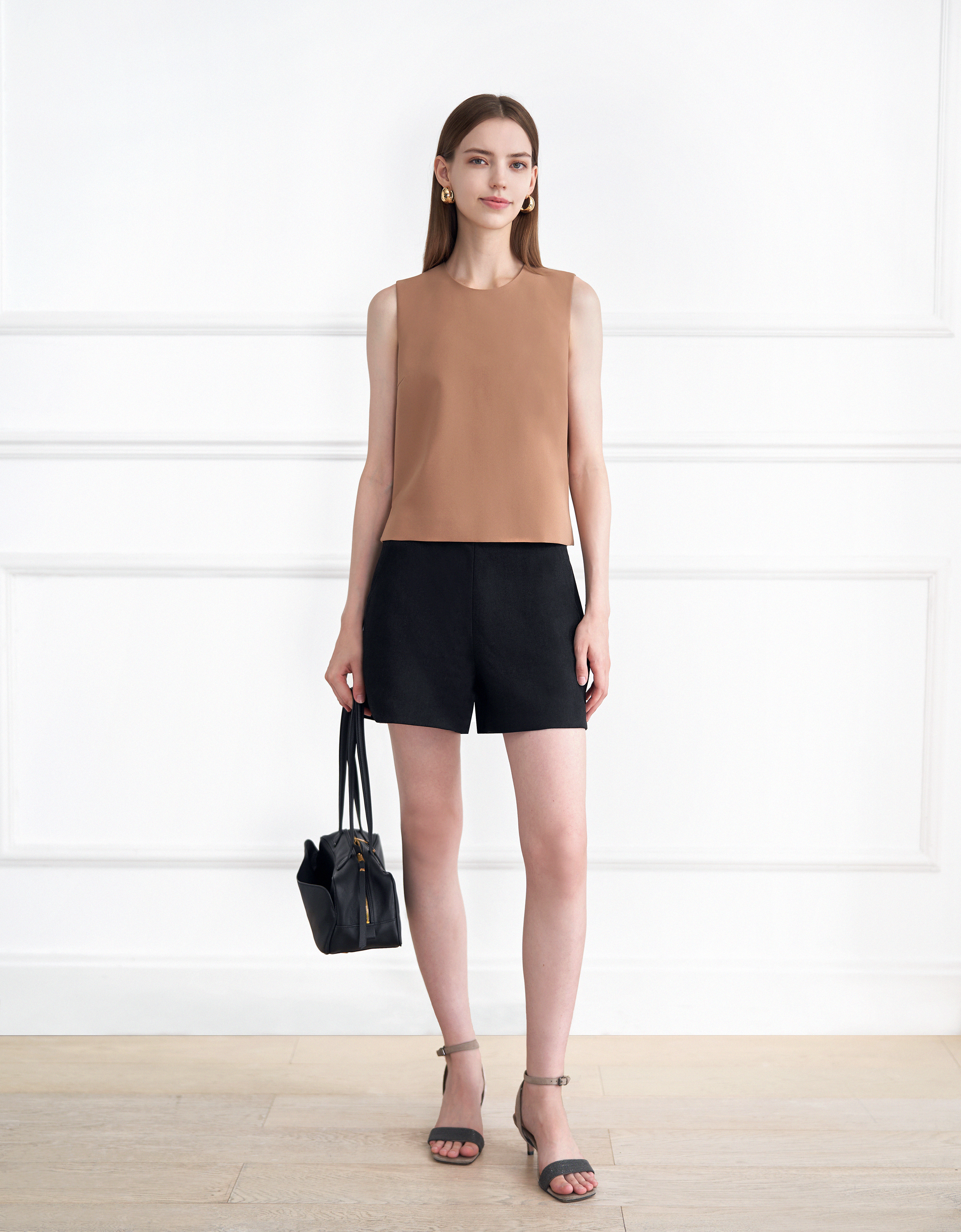 Contrast Trim Shorts