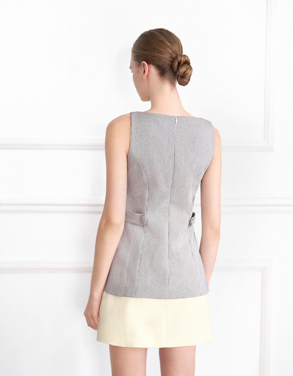 Colorblock Sleeveless Vest Dress