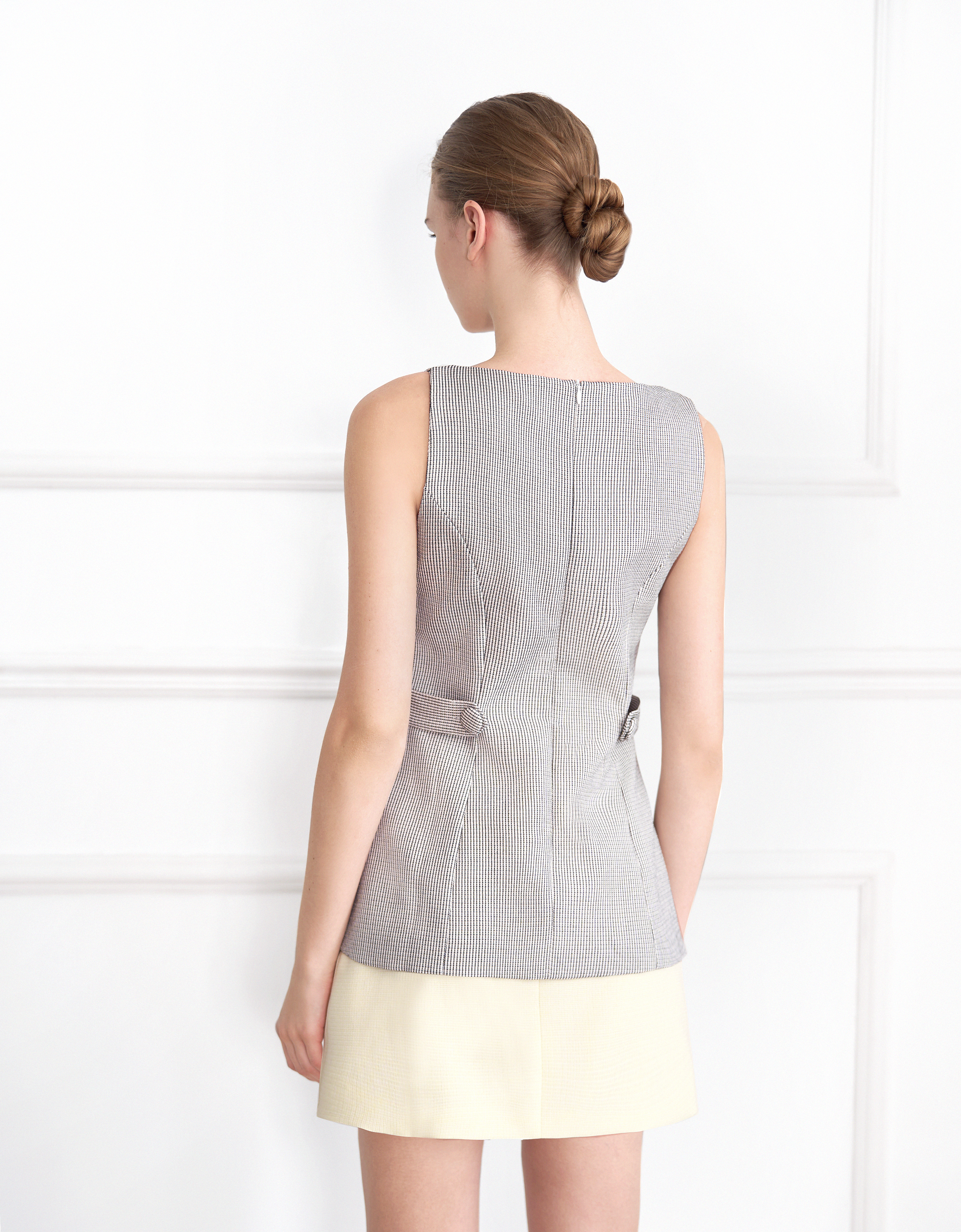 Colorblock Sleeveless Vest Dress