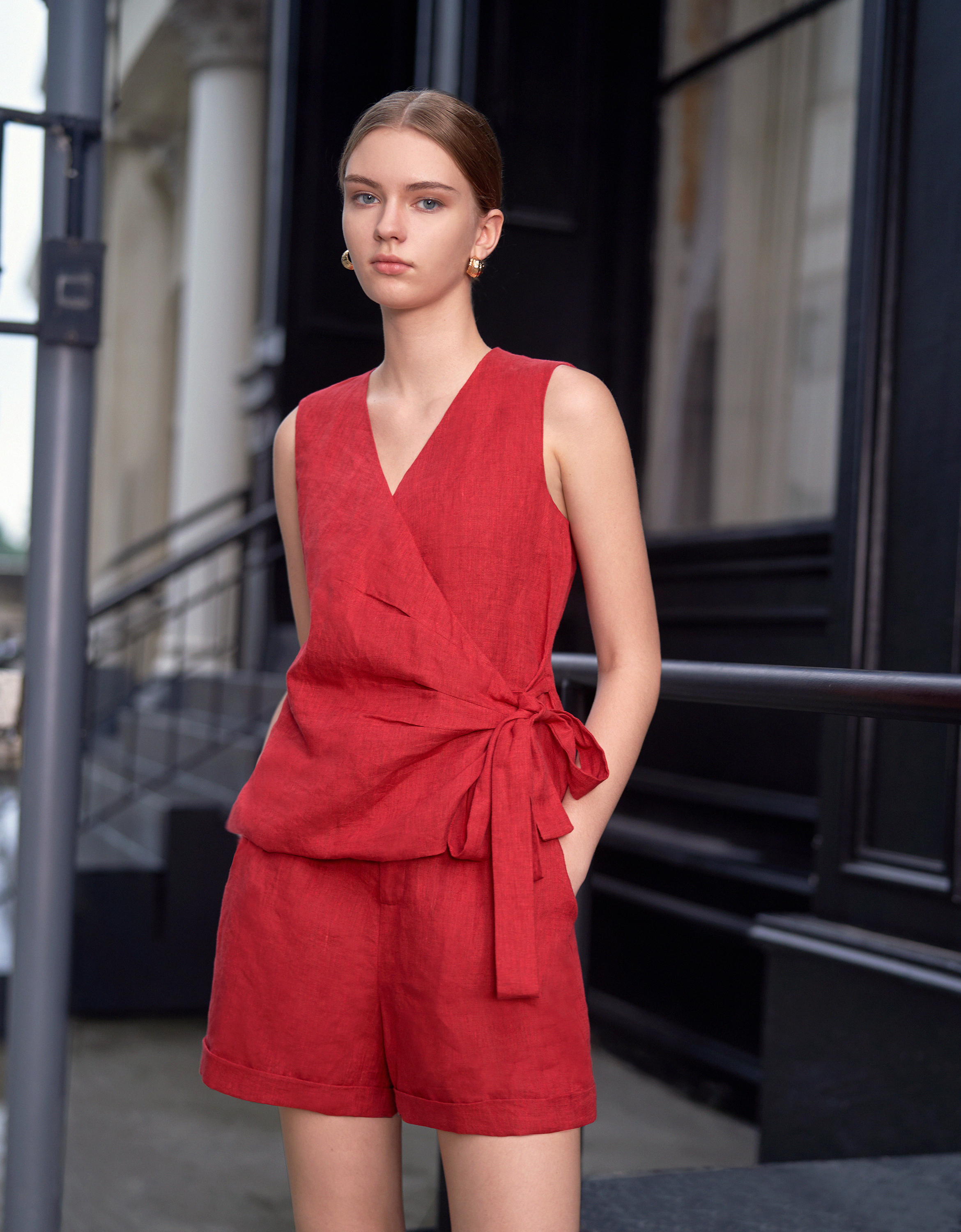 Casual Linen Shorts
